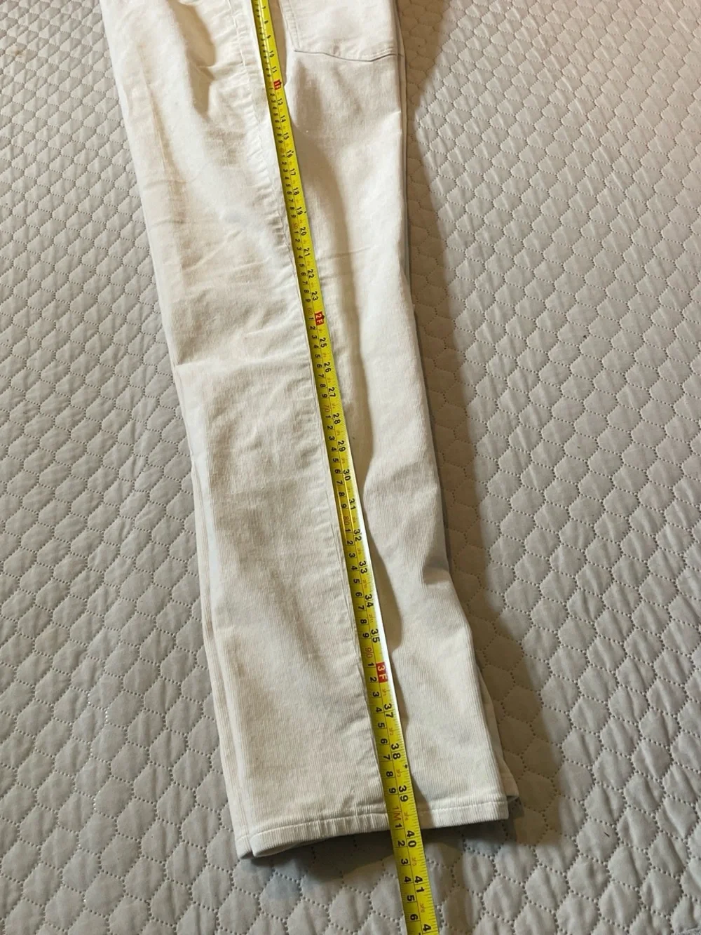 J. Crew Cream Straight-Leg Pants